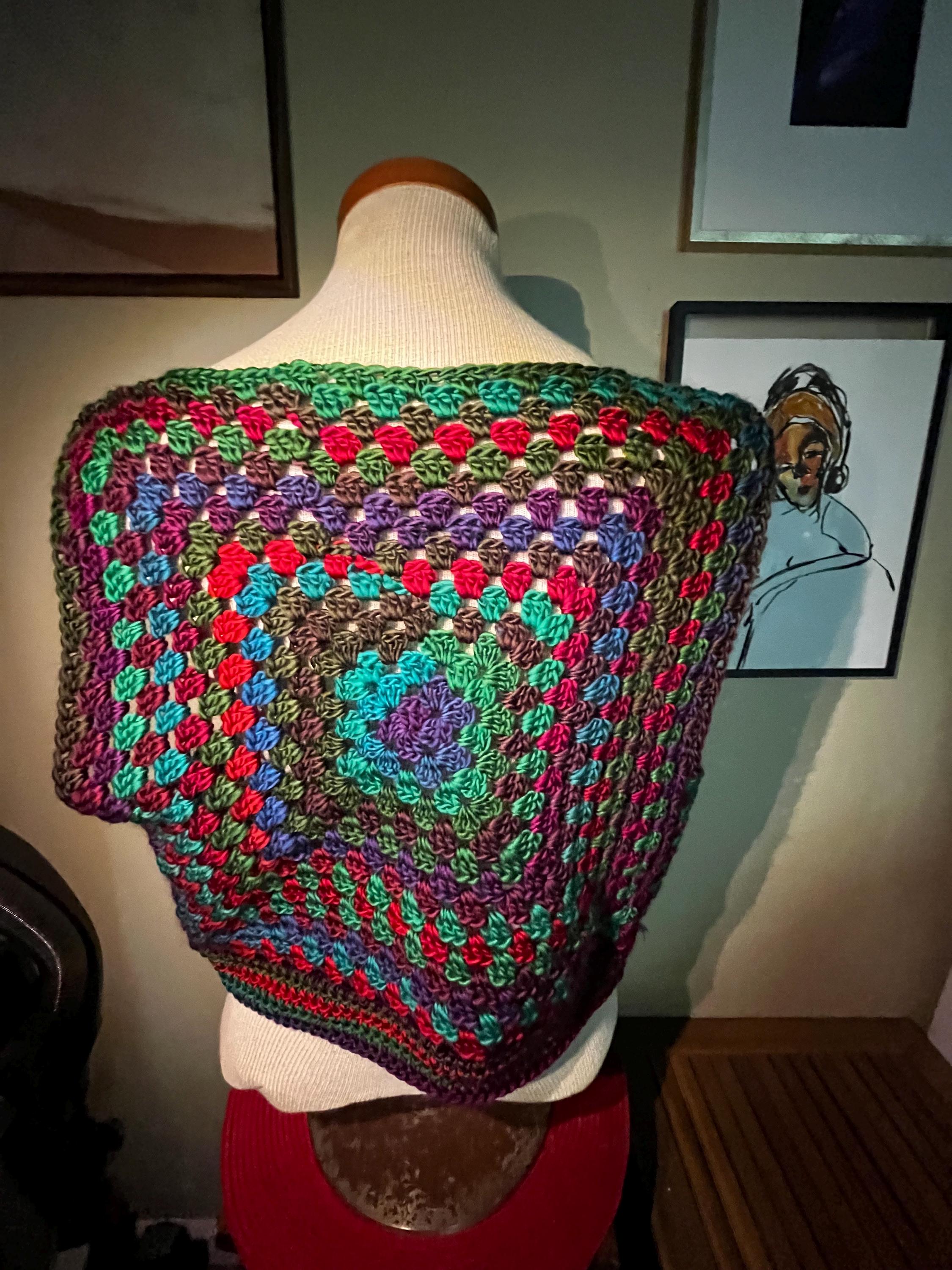 Crochet “Prism” Vest/Crop Top