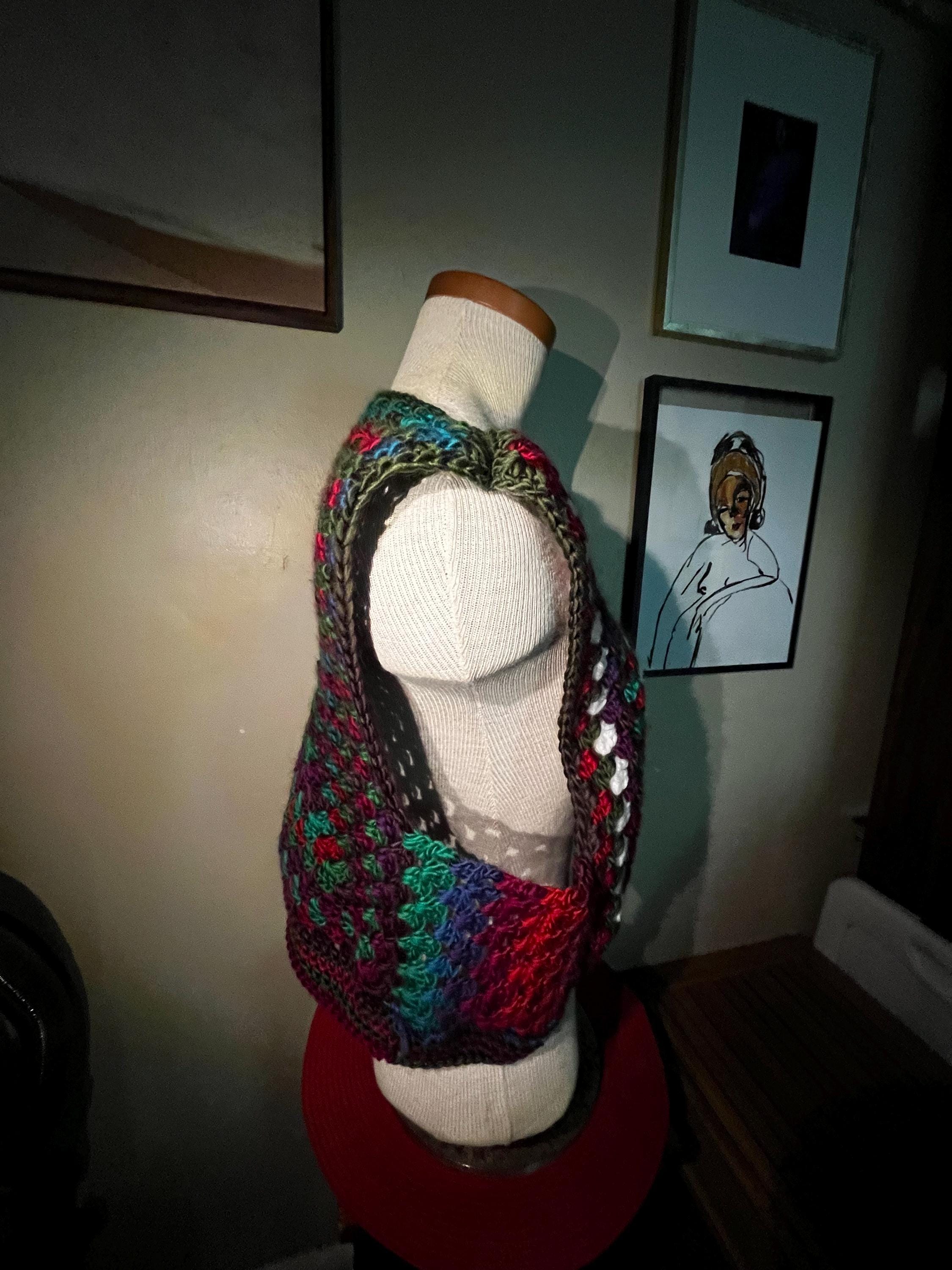 Crochet “Prism” Vest/Crop Top