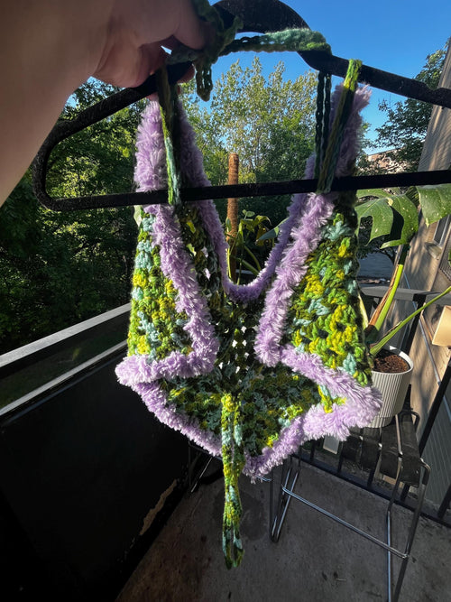 Crochet Sweetheart “Earth Goddess” Summer Crop Top