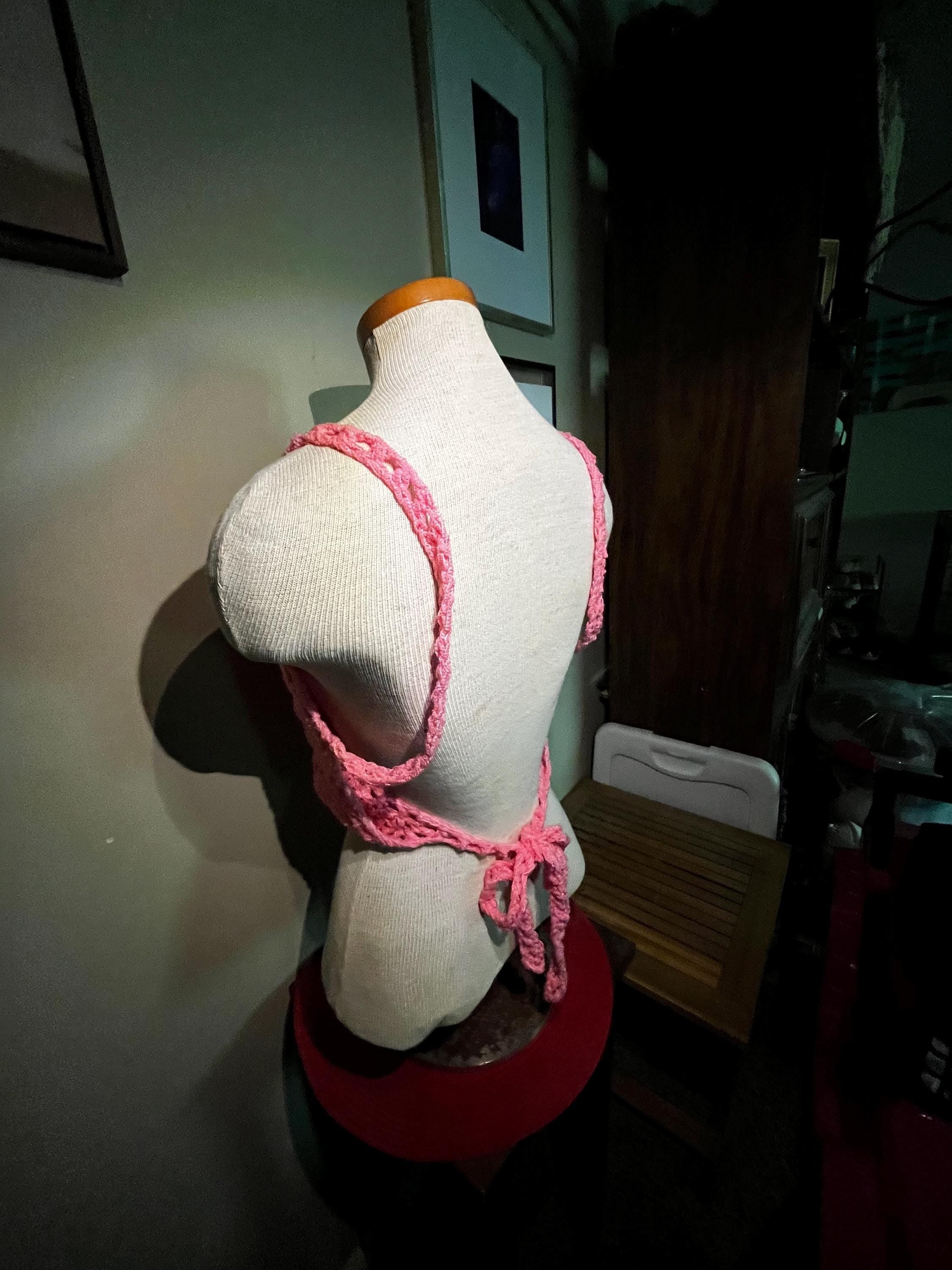 Crochet Scoop Neck “Cutie Pie” Summer Crop Top