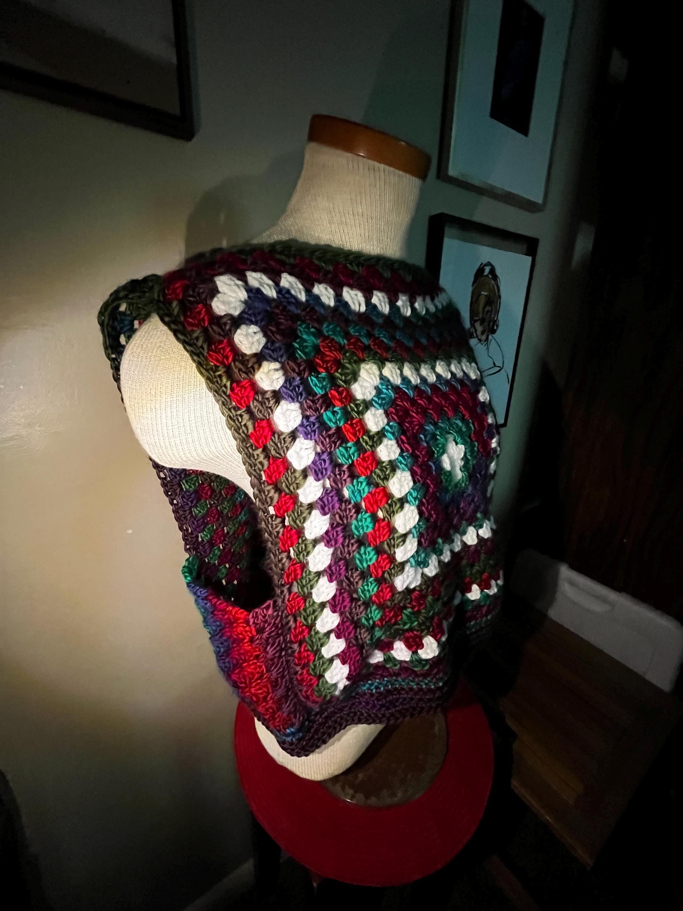 Crochet “Prism” Vest/Crop Top